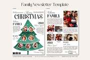 Christmas Newsletter Canva Template, a Stationery Template by SarenkaDesignShop (Thumbnail 2 of 5)
