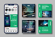 Mobile Banking Social Media Post, a Social Media Template by MightyDesign (Thumbnail 2 of 8)