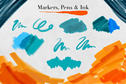 Atelier Art Brush Collection, a Brush Add-On by Mels Brushes (Thumbnail 7 of 9)