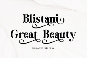 Melania Elegant Serif Font