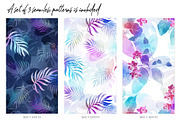 6 Huge Pastel Rainbow Watercolors, a Texture Graphic by AdenaJ (Thumbnail 5 of 17)
