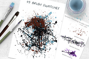 75 Jackson Pollock Photoshop Brushes