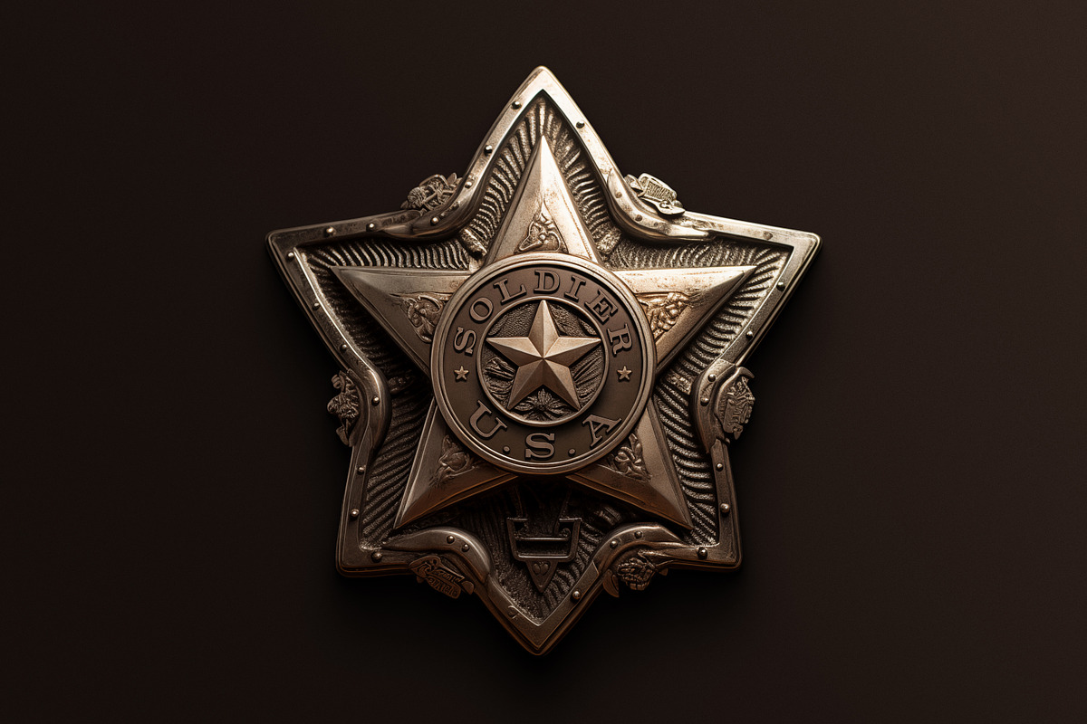 Police / Army / Sheriff Metal Badges, an Object Graphic by Hyperpix Productions (Photo 13 of 21)