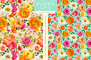 Poppy Love Floral Clip Art, an Object Graphic by Eclectic Anthology (Thumbnail 14 of 18)