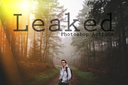 Leaked - Light Leak Photoshop Action
