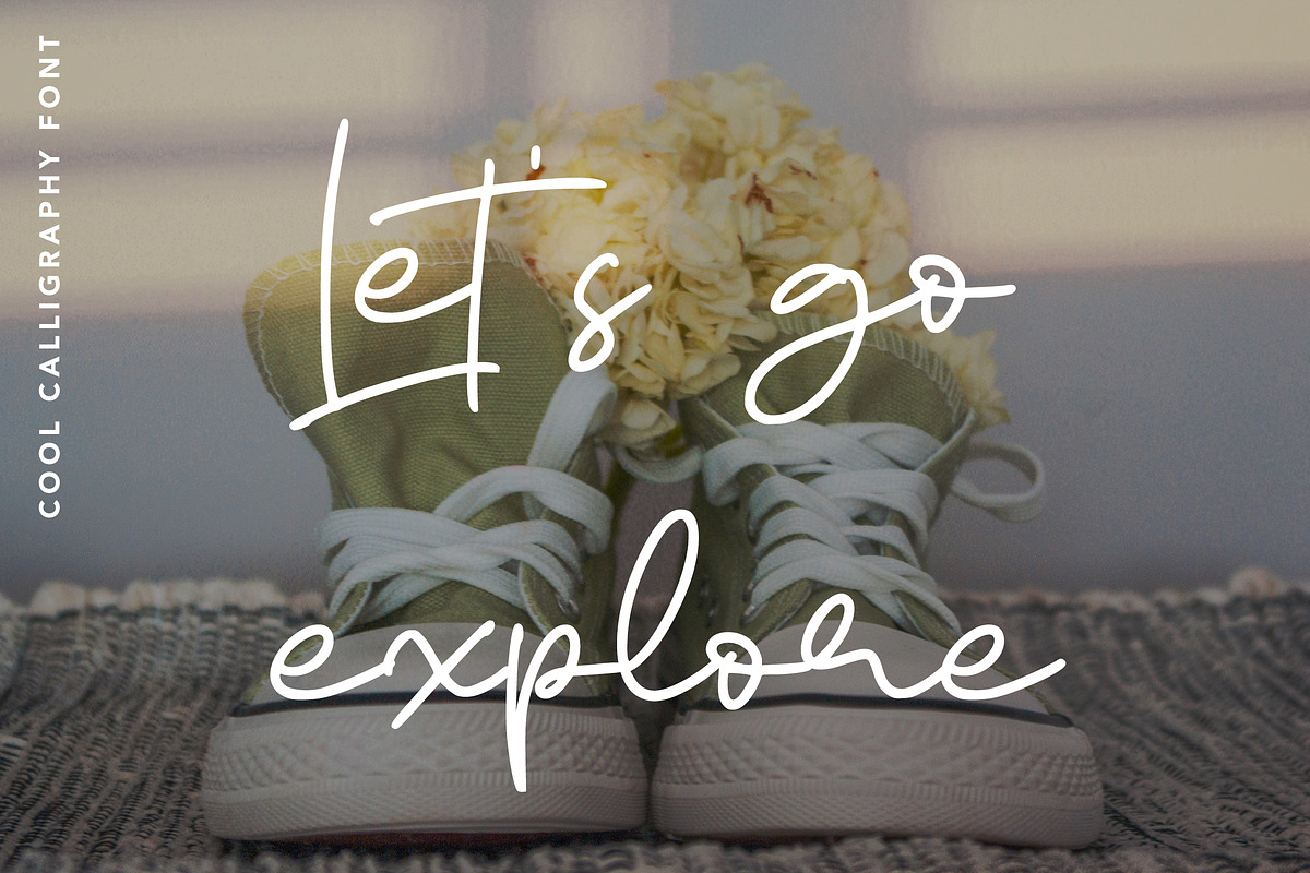 Brightwater - Cool Calligraphy Font, a Handwritten Font by Arendxstudio (Photo 2 of 10)