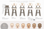Stunning Baby And Highchair Creator, an Object Graphic by Pretty Little Lines (Thumbnail 2 of 2)