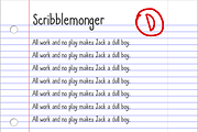 Scribblemonger Sans, a Sans Serif Font by Phillustrations (Thumbnail 3 of 5)