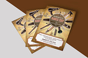 Barber Shop Flyer Template, a Flyer Template by Ultimate Template Shop (Thumbnail 4 of 6)