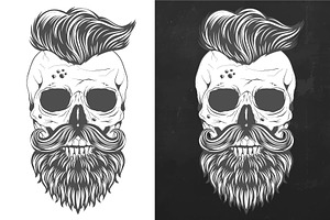 Trendy Mexican Skull Design