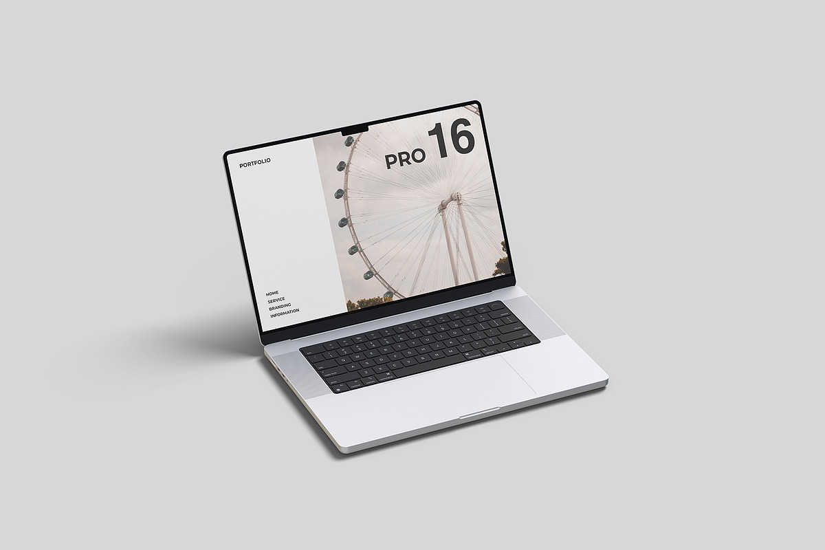 MacBook Pro 16 Mockup, a Mac Mockup by graphicpages (Photo 9 of 15)