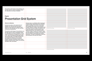 Digital Presentation Grid System