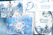Hand-Painted Princess Clipart, a Decorative Illustration by ArtCreationsDesign (Thumbnail 5 of 21)