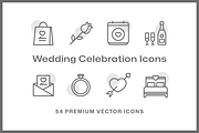 54 Wedding Celebration Icons, a Duotone Icon by Furnace (Thumbnail 2 of 5)