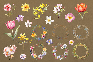 125 Spring Easter PNG Illustrations