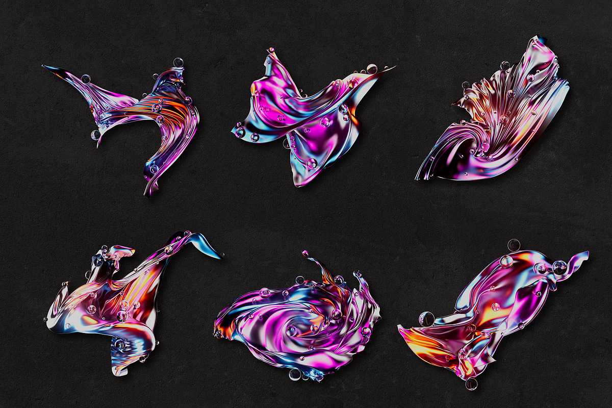 Auroras 3D object & background, a Graphic by Mio Buono (Photo 13 of 13)