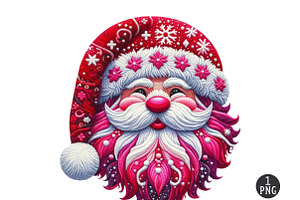 Crochet Faux Yarn Christmas Santa, an Illustration by Dream Creation