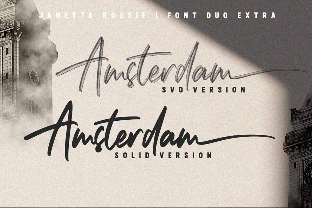 Janetta Rossie | SVG+font duo extra, a Script Font by MLKWSN (Photo 12 of 17)