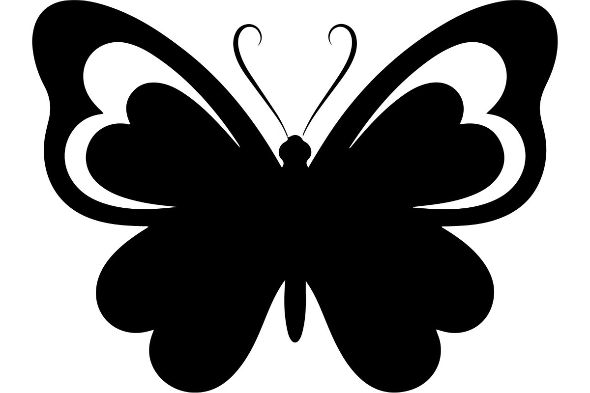 Elegant Butterfly Silhouette, an Object Graphic by Designer_Momina (Photo 5 of 20)