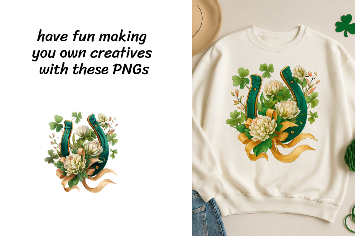 St. Patrick’s Day Clipart Bundle, a Decorative Illustration by InkyQueenArt (Photo 3 of 7)