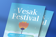 Vesak Festival Flyers, a Flyer Template by Annora Studio (Thumbnail 4 of 4)