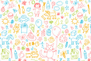 15 kids patterns set, a Pattern Graphic by Hala (Thumbnail 13 of 15)