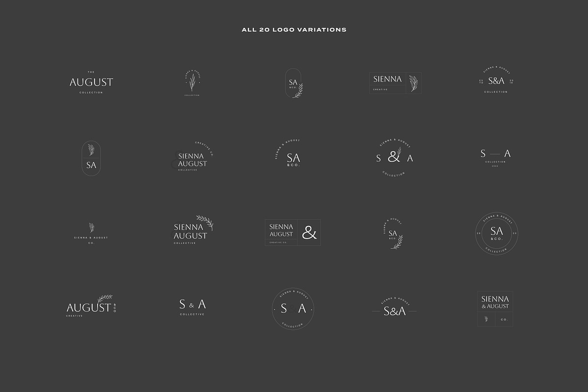 Minimalist Logo Pack for Designers, a Branding & Logo Template by Squarebase Templates (Photo 7 of 7)