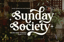 Sunday Society | Modern Retro Serif