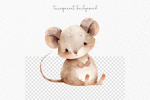 Neutral Baby Animals Clipart