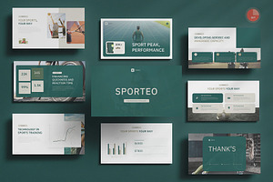 Sports Training PowerPoint, a Presentation Template by Pixslides