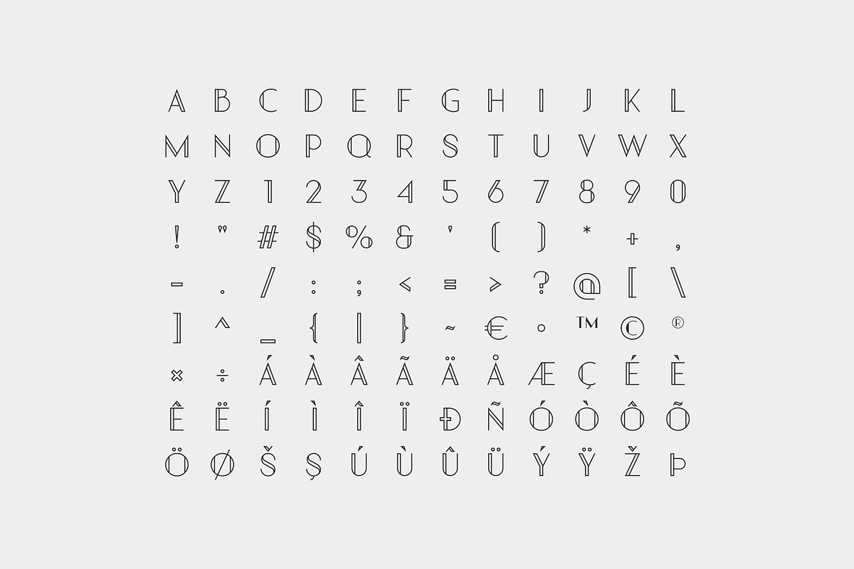 Partem Typeface preview 7
