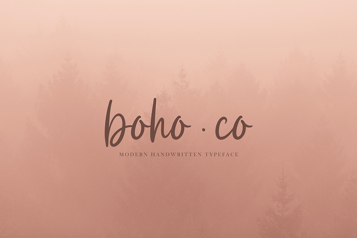 Bibesty, a Script Font by pineungtype (Photo 2 of 10)
