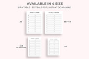 Hourly Planner, a Stationery Template by M9 Design (Thumbnail 2 of 5)