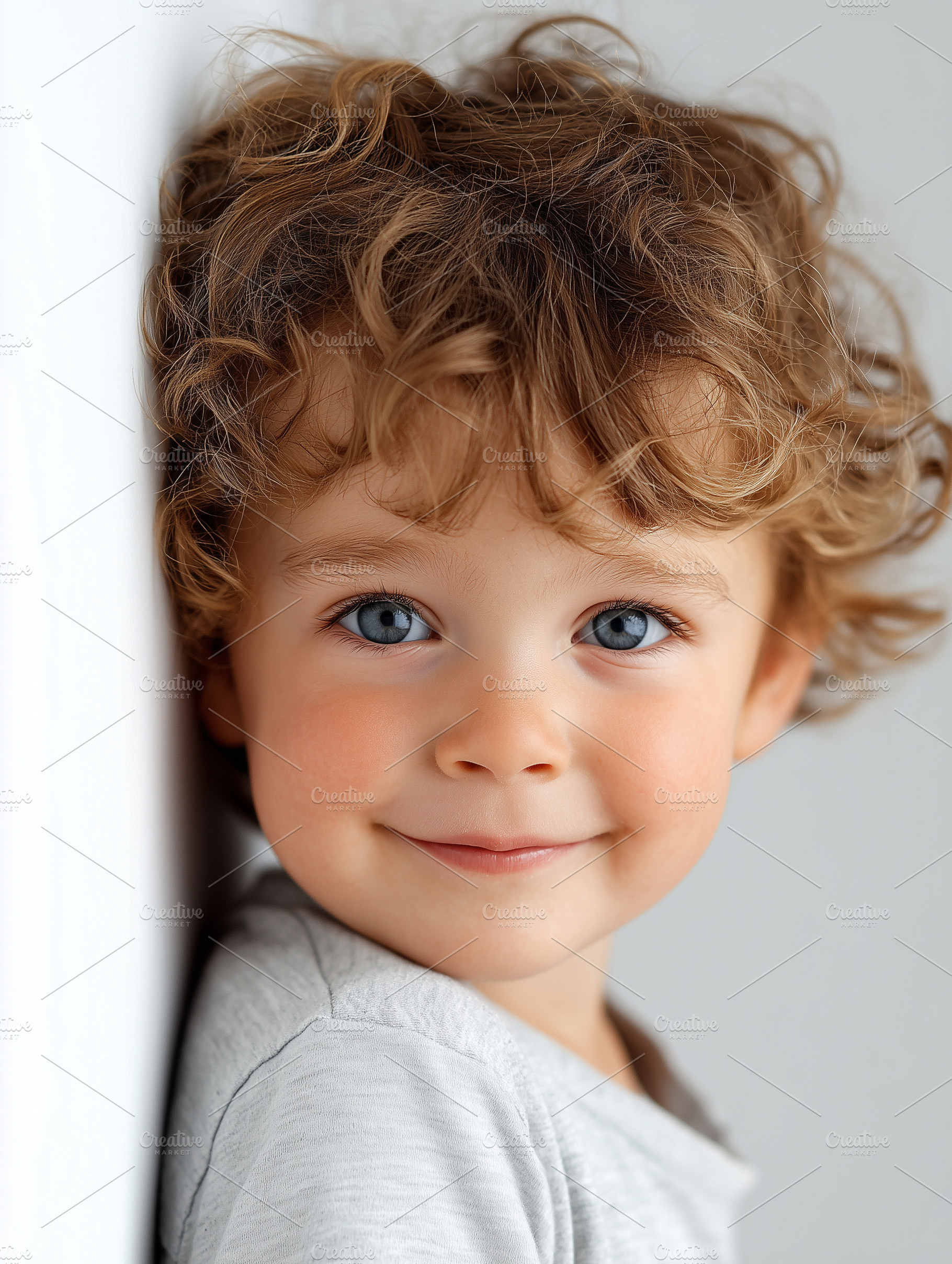 Portrait of a cute smiling toddler, a Person Photo by MistyDay