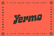Yermo - A Laid Back Geo-Slab Font, a Font by JK Design Co. (Thumbnail 1 of 8)