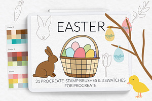 Easter Bunny Stamp Brushes