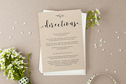 Wedding Information Cards, Sophie, an Invitation Template by Alice Bluefox (Thumbnail 3 of 8)
