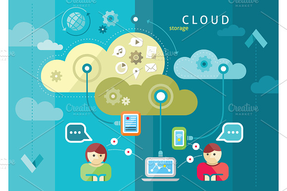 Cloud Computing Internet Concept