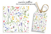 Wild flowers, butterflies, dragonfly, a Decorative Illustration by Larisa Maslova (Thumbnail 3 of 9)