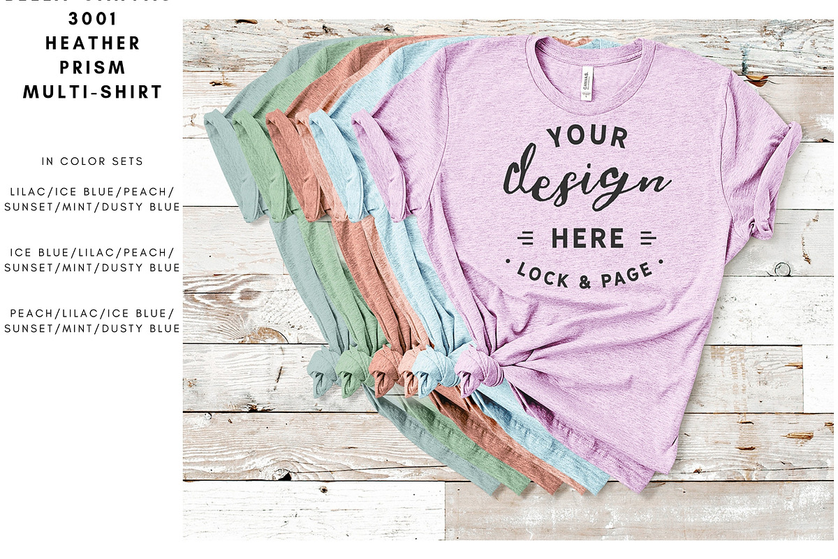 Mockup Bundle Bella Canvas T-Shirt, a Household Mockup by lock and page (Photo 6 of 45)
