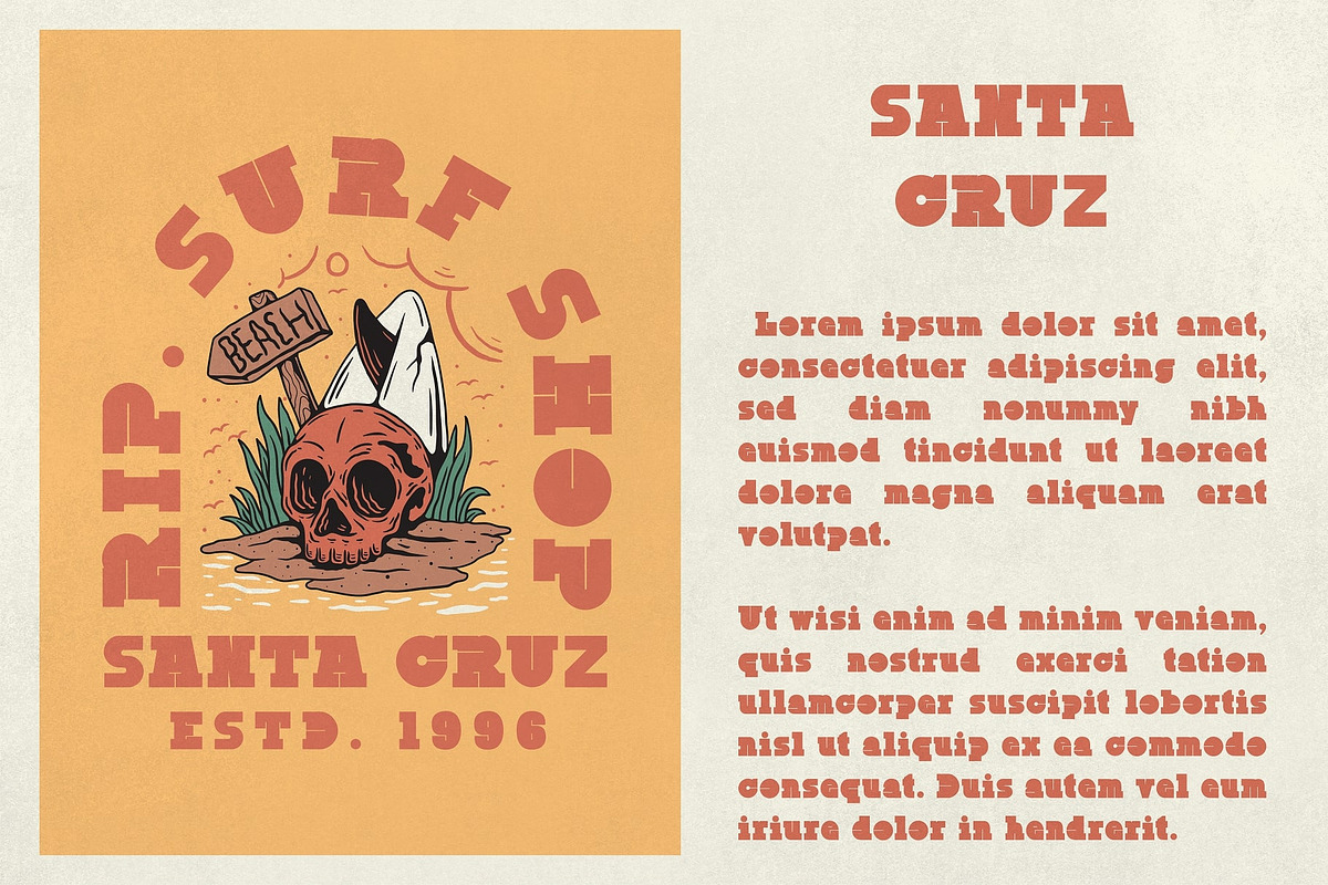 Mazion - Experimental Typeface, a Serif Font by HipFonts (Photo 2 of 9)