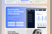 SaaS Workflow Automation, a Landing Page Template by ContestDesign (Thumbnail 4 of 6)