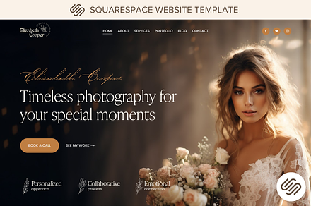 Squarespace Template Photography