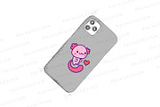 Cute Kawaii Axolotl Pet Character, an Animal Illustration by Palau (Thumbnail 8 of 12)