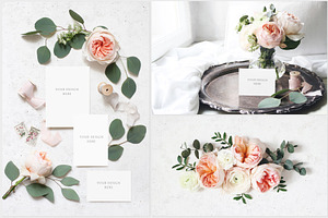 English Roses Wedding Mockups Photos