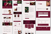Feminine Wordpress Template Purple, a WordPress Template by myvisuell.de Webdesign (Thumbnail 6 of 9)