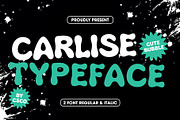 Carlise – Cute Font, a Handwritten Font by Craft Supply Co. (Thumbnail 1 of 8)