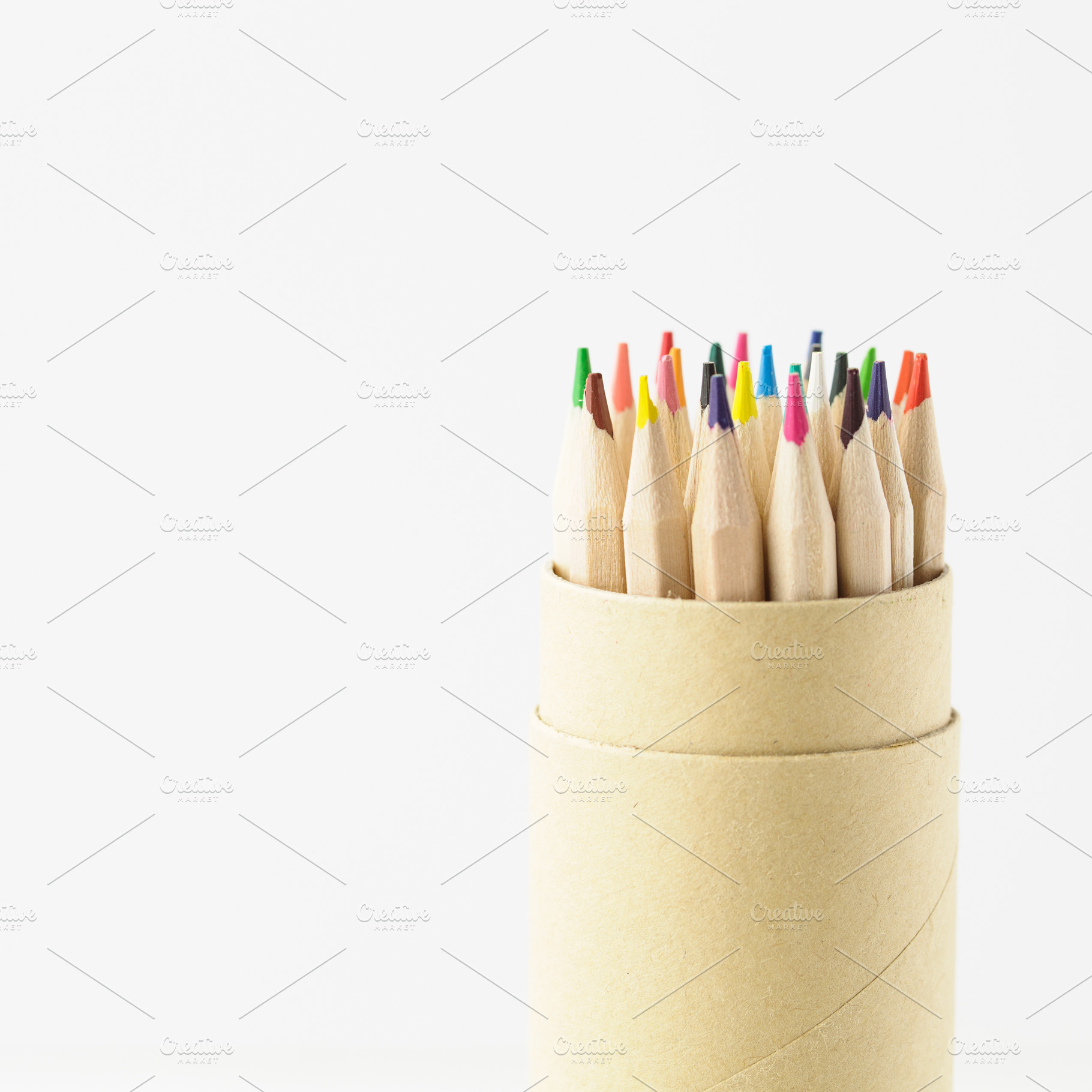 Stock Photo - Colored Pencils #02, an Arts & Entertainment Photo by Savvy Stock Shop