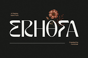 Display Sans Serif - Erhofa, a Sans Serif Font by Font Liner (Thumbnail 1 of 10)