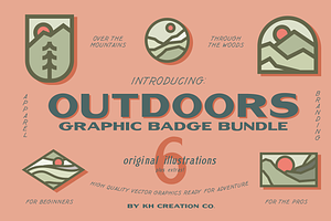 KH OUTDOORS GRAPHIC BADGE BUNDLE